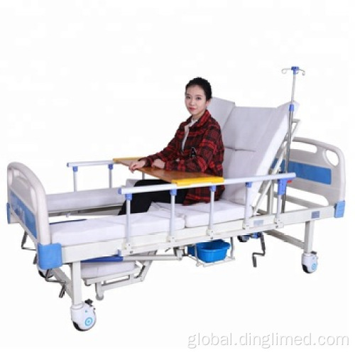 Medical Hospital Bed New Design White Multi-function Nursing Bed For Patients Factory